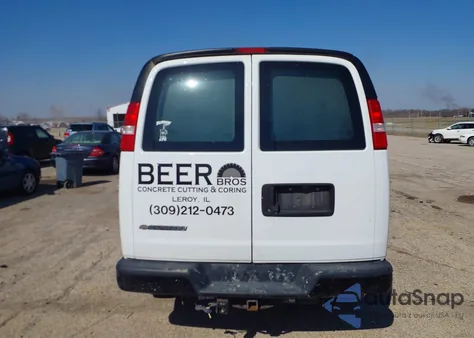 2018 Chevrolet Express 2500 Work Van из США, поврежденный, VIN 1GCWGAFP8J1253370